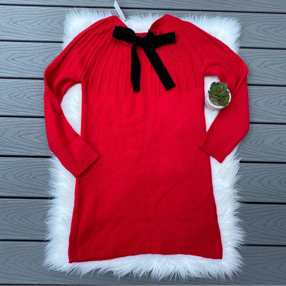 Francescas Red Sweater Dress